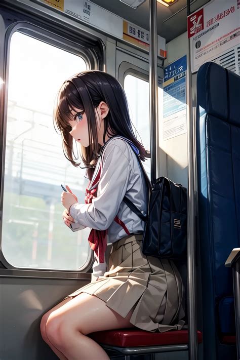 Megumin Molested On A Train [harutoshi] — Видео .